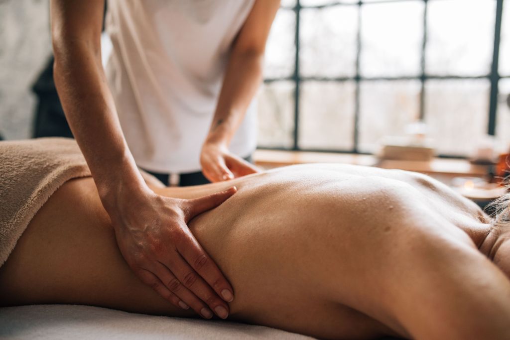 massage in spa environment